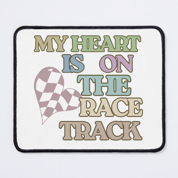 Item preview, My heart's on the racetrack designed and sold by TaraPen.