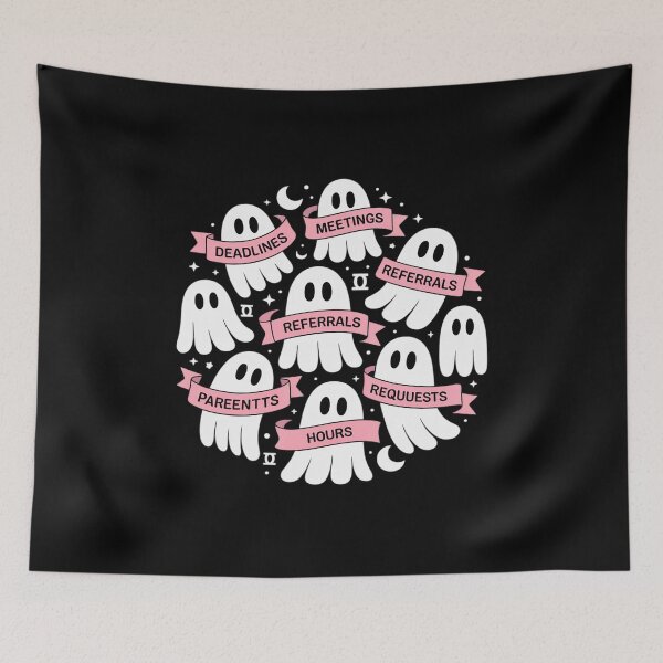 Item preview, School Psych Ghosts - School Psychologist Halloween  designed and sold by Charidana.