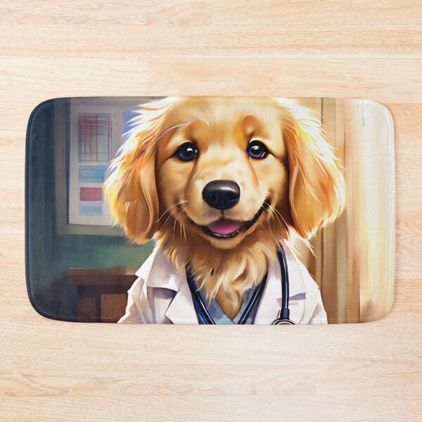 Item preview, Puppy Doctor in Sunlit Office designed and sold by Wags & Tails.