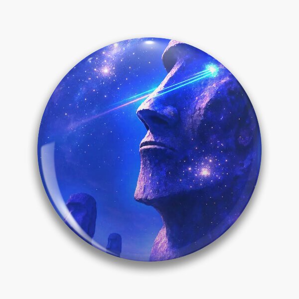 Item preview, Cosmic Sentinels (ILLUMINATION) - EASTER ISLAND designed and sold by CleverCulture.