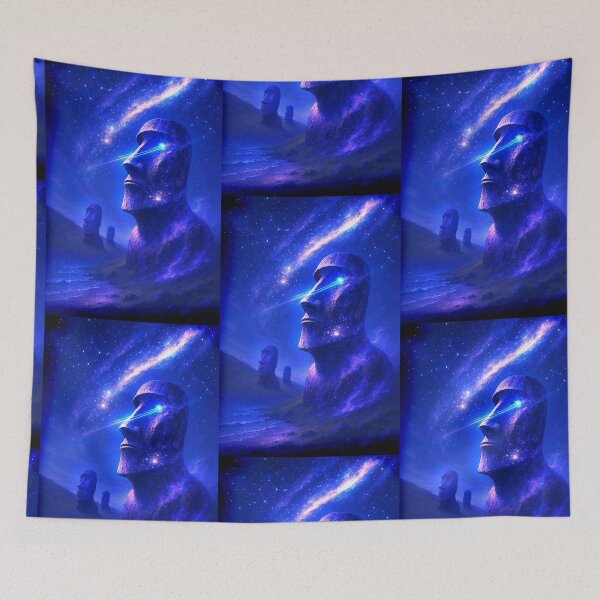 Item preview, Cosmic Sentinels (ILLUMINATION) - EASTER ISLAND designed and sold by CleverCulture.