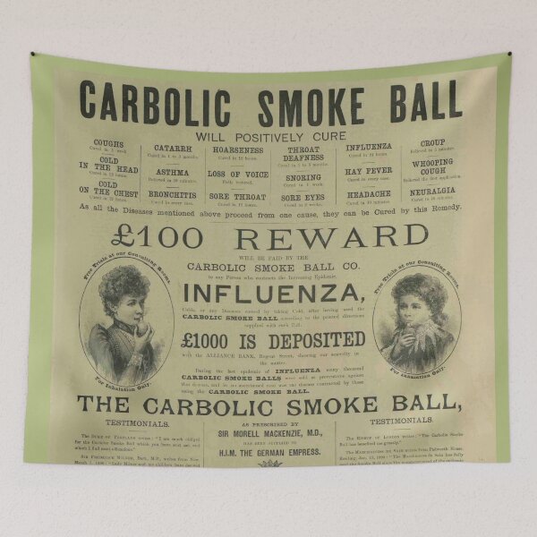 Item preview, The Carbolic Smoke Ball Company. The Lawyers' Favourite Puff. designed and sold by ProjectLXX.