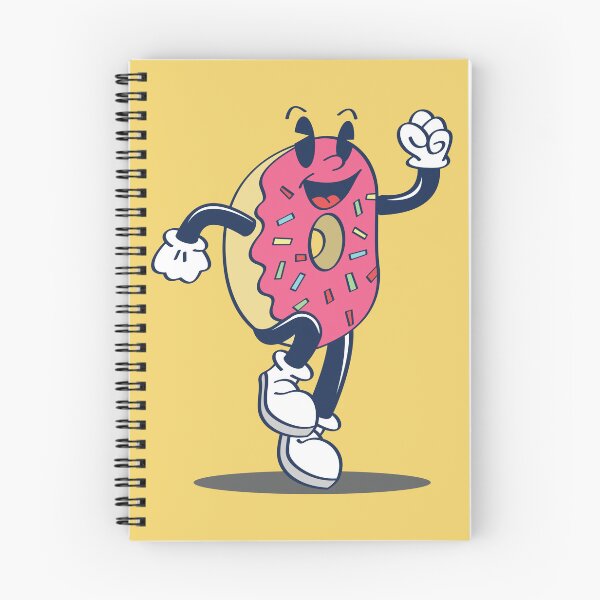 Item preview, Running Cartoon Donut designed and sold by DesignsbyChino.