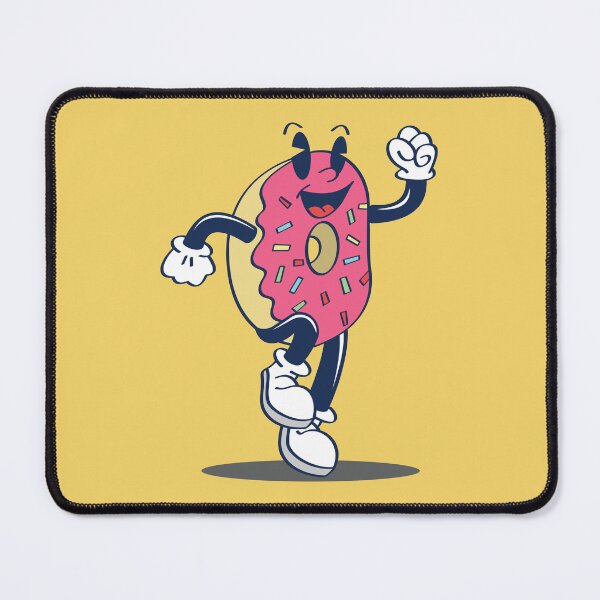Item preview, Running Cartoon Donut designed and sold by DesignsbyChino.