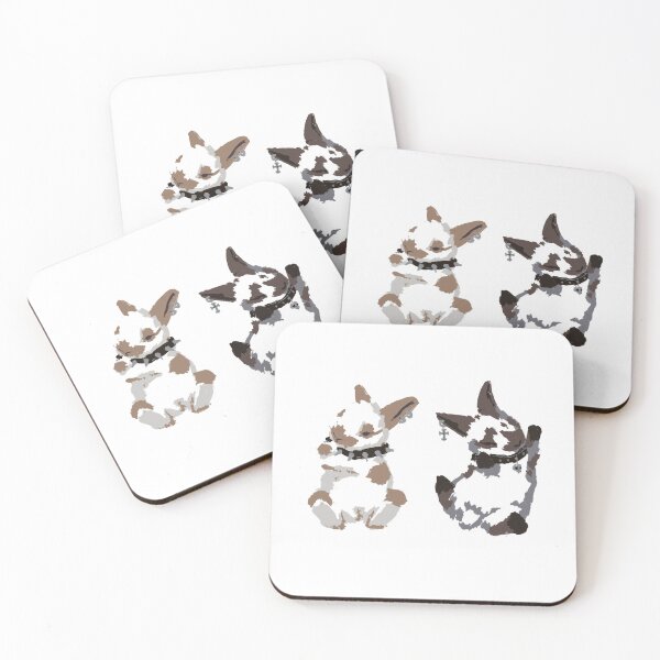 Item preview, Goth Bunnies designed and sold by Cute & Funny Hand-Drawn Prints | Happy Doodle Friends Shop.