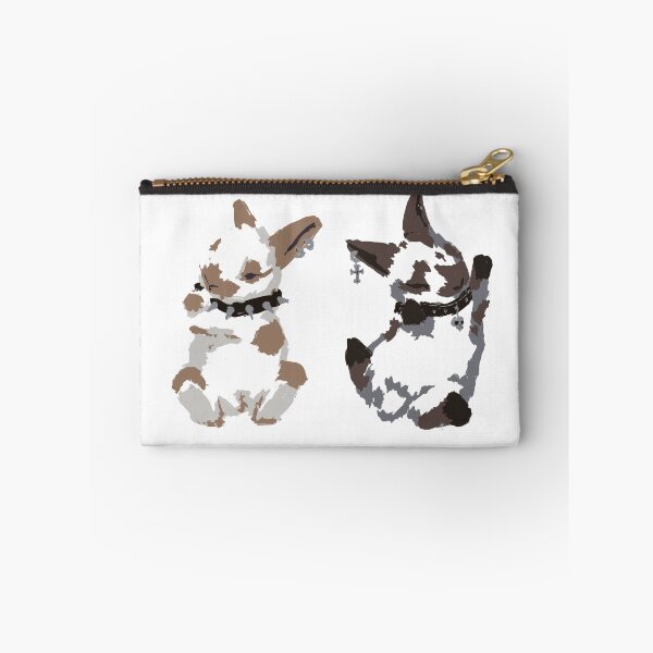 Item preview, Goth Bunnies designed and sold by Cute & Funny Hand-Drawn Prints | Happy Doodle Friends Shop.