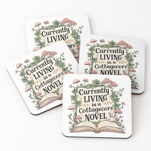 Item preview, Currently Living in a Cottagecore Novel designed and sold by marshmelephant.