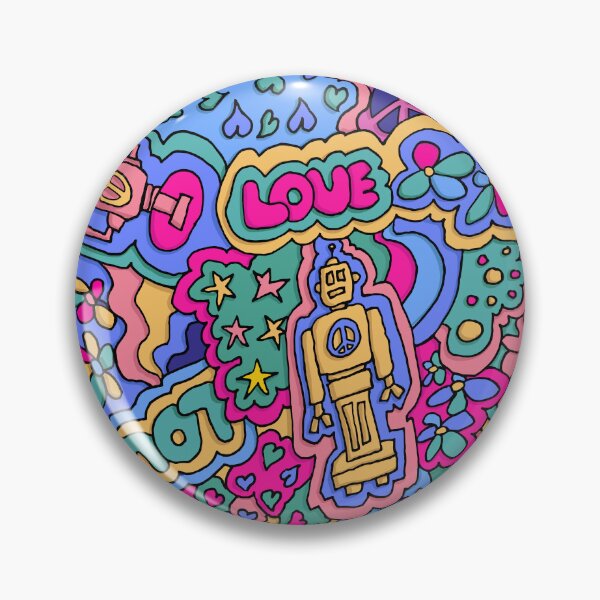 Item preview, Peace, Love and Robots designed and sold by That David Sutton.