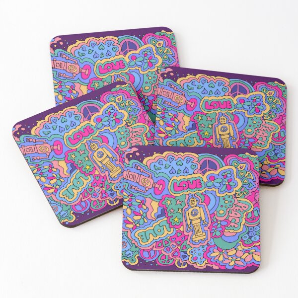 Item preview, Peace, Love and Robots designed and sold by tds shop.