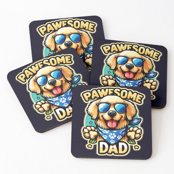 Item preview, Awesome Dad for Dog Owner - Funny Design designed and sold by minus50.