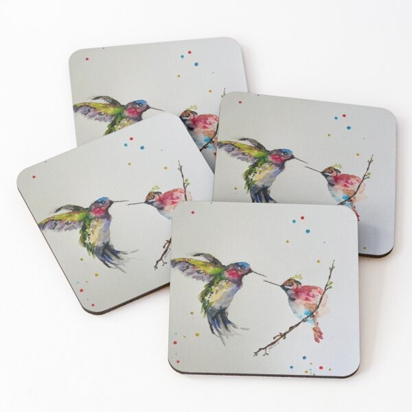 Item preview, Colibríes enamorados designed and sold by jedijudes.