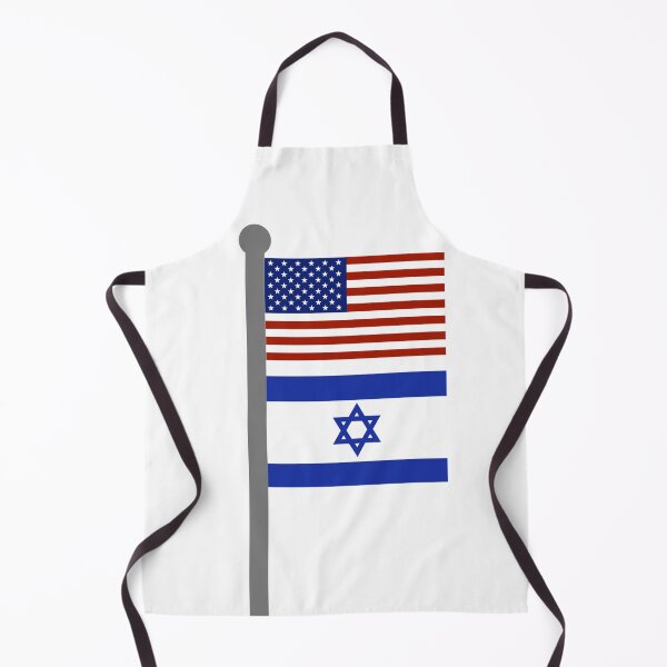 Item preview, Flagpole with American and Israeli flags designed and sold by Rachel the Artist .