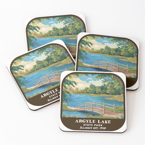 Item preview, Vintage Argyle Lake State Park (Illinois State Park) designed and sold by RabbitK.