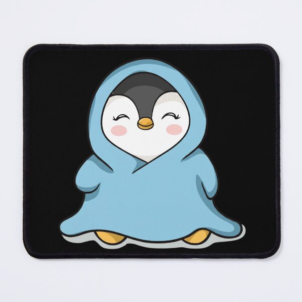 Item preview, Chibi Penguin in Oversized Hoodie – Cute Kawaii Cozy Penguin Design designed and sold by ColorSplash123.