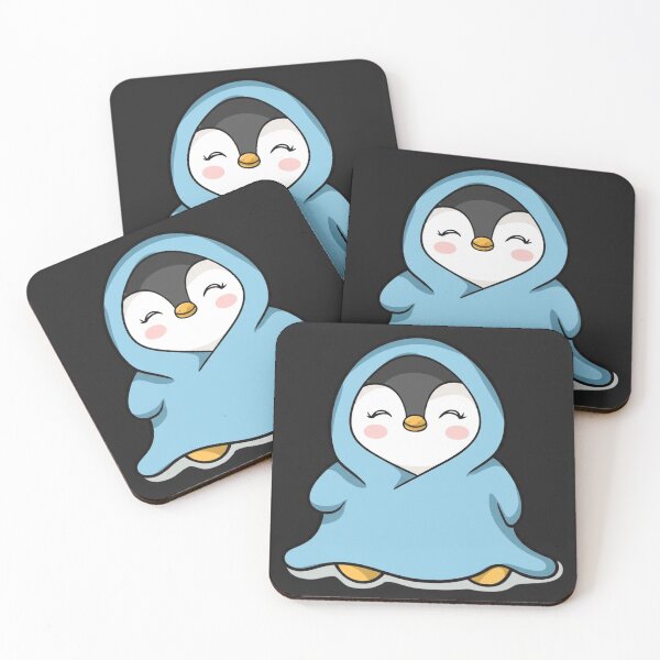 Item preview, Chibi Penguin in Oversized Hoodie – Cute Kawaii Cozy Penguin Design designed and sold by ColorSplash123.