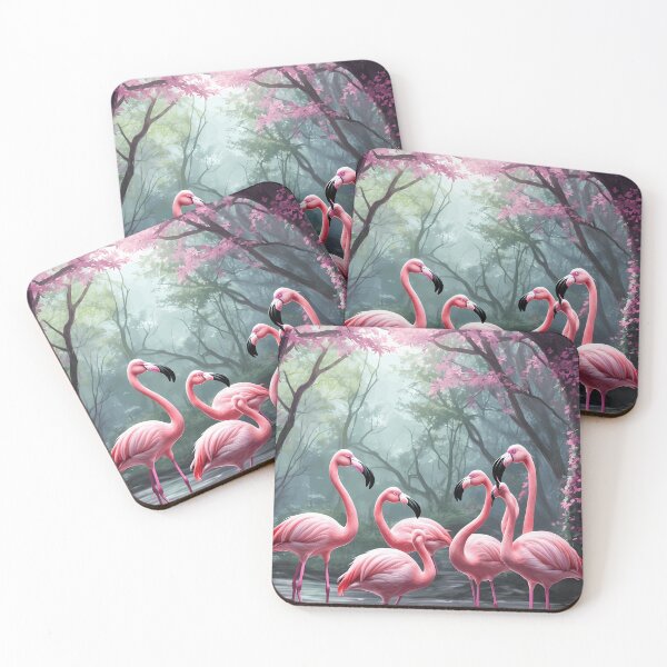 Item preview, Enchanted Flamingo Grove designed and sold by SaltySourDesig.