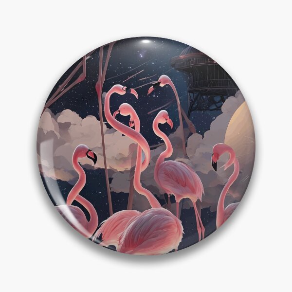 Item preview, Flamingo Celestial Observatory designed and sold by SaltySourDesig.