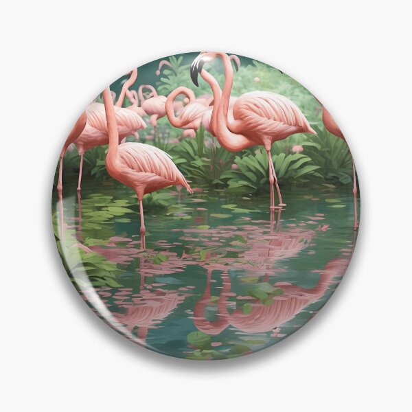 Item preview, Flamingo Symphony Gardens designed and sold by SaltySourDesig.