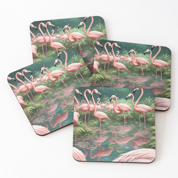 Item preview, Flamingo Symphony Gardens designed and sold by SaltySourDesig.