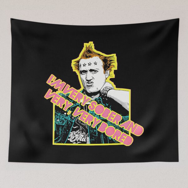 Item preview, I'm Very Sober And Very Very Bored Vyvyan Young Ones 80S Tribute Punk Design  designed and sold by JoshuaCiubal.