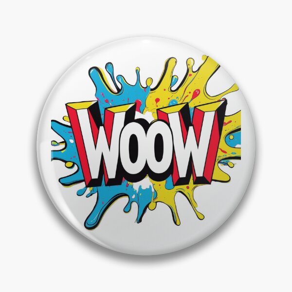 Item preview, WOOW Splash – Colorful Pop Art Comic Style designed and sold by rouzaina.