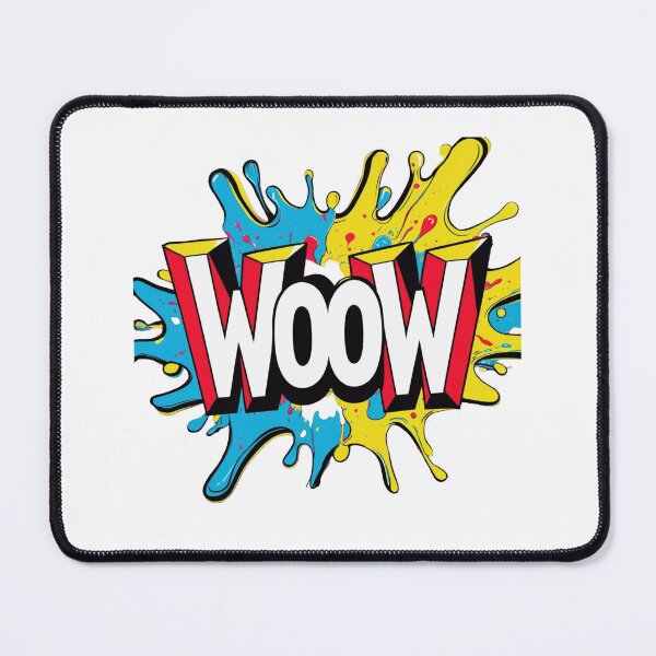Item preview, WOOW Splash – Colorful Pop Art Comic Style designed and sold by rouzaina.