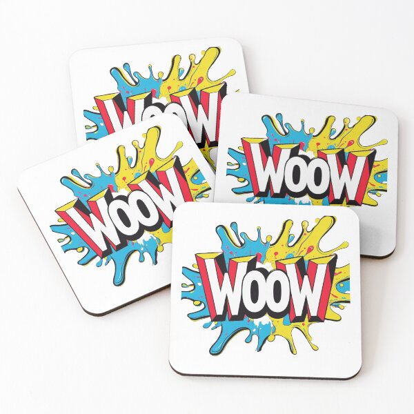 Item preview, WOOW Splash – Colorful Pop Art Comic Style designed and sold by rouzaina.