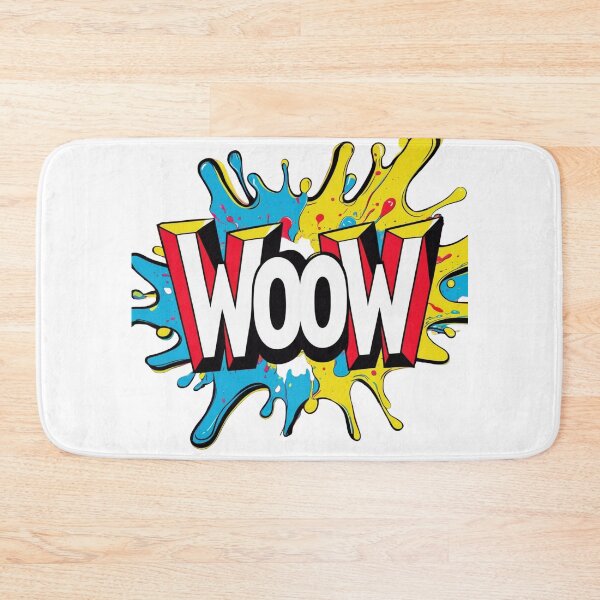 Item preview, WOOW Splash – Colorful Pop Art Comic Style designed and sold by rouzaina.