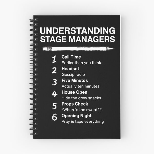 Item preview, Understanding Stage Managers – Funny Theatre Tech Jargon Design designed and sold by Shop The Show.
