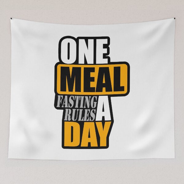 Item preview, Fasting Rules - One Meal A Day designed and sold by Bearded Jester Designs.