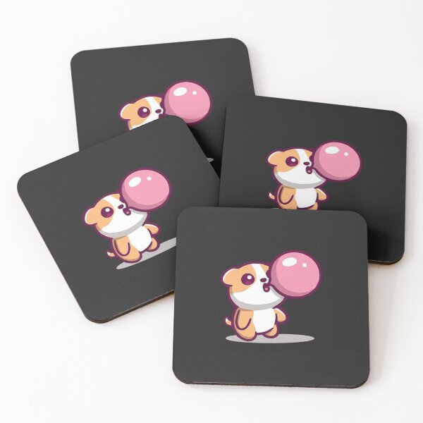 Item preview, Chibi Dog Blowing Bubblegum – Cute Kawaii Puppy Design designed and sold by ColorSplash123.