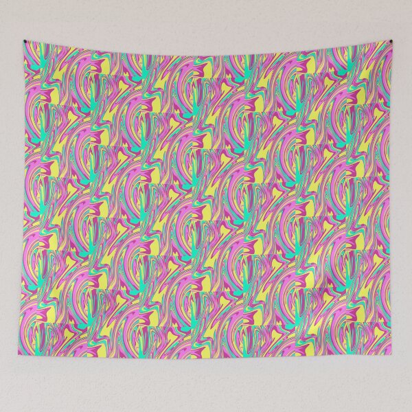 Item preview, psychedelic color waving design tshirt designed and sold by anandsiva2703.
