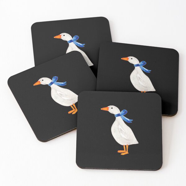 Item preview, Silly Goose with Bow in Watercolor designed and sold by andrebalest.art.