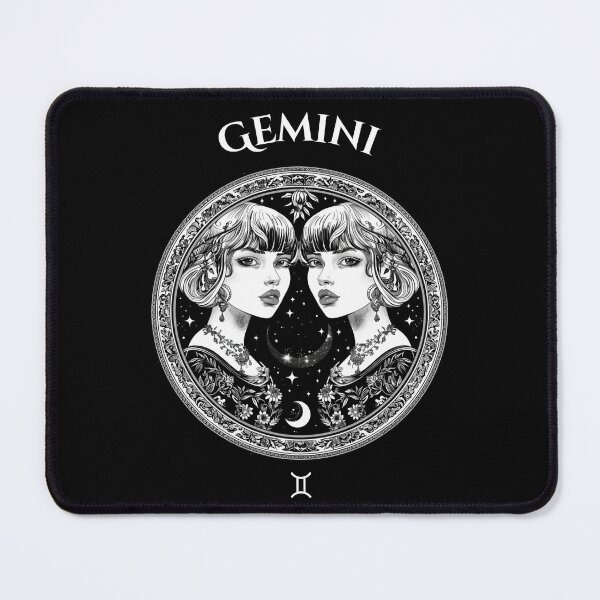 Item preview, Gemini Zodiac Twins – Mystical Astrology Art designed and sold by Zodilite.