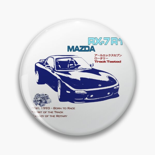 Item preview, Mazda RX-7 R1 Retro Racing Design – Vintage JDM Style designed and sold by bassredbubble.