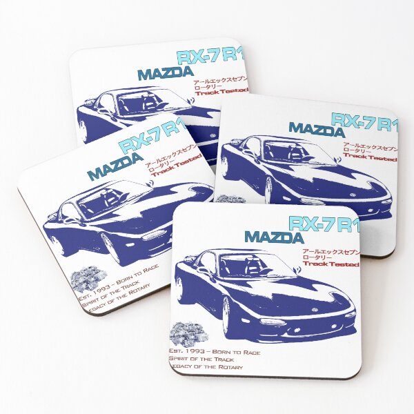 Item preview, Mazda RX-7 R1 Retro Racing Design – Vintage JDM Style designed and sold by bassredbubble.