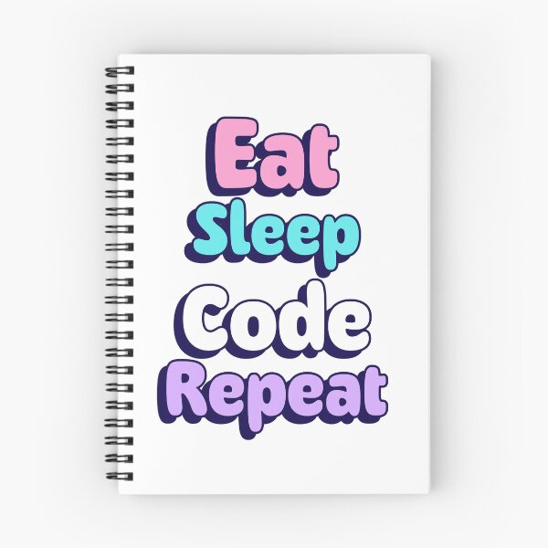 Item preview, Eat Sleep Code Repeat – Funny Programmer Developer Coding Design designed and sold by Ani-24.