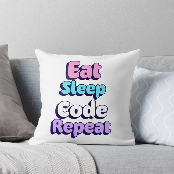 Item preview, Eat Sleep Code Repeat – Funny Programmer Developer Coding Design designed and sold by Ani-24.