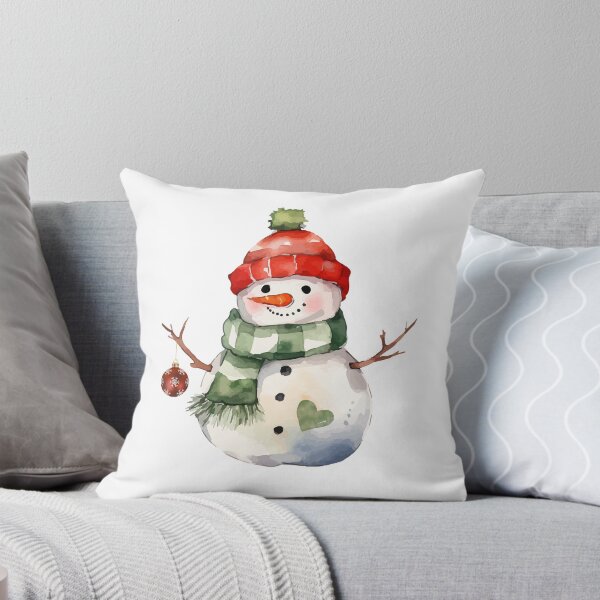 Item preview, Snowman Watercolor Merry Christmas designed and sold by MarthasHus.