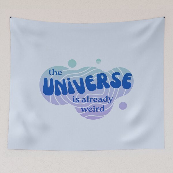 Item preview, Dirk Gently's Holistic Detective Agency Quote: The Universe is Already Weird designed and sold by Heeby Jeebys.