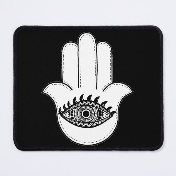 Item preview, Hamsa Hand with Eye – Line Art Protection Symbol designed and sold by PangmulCartoon.