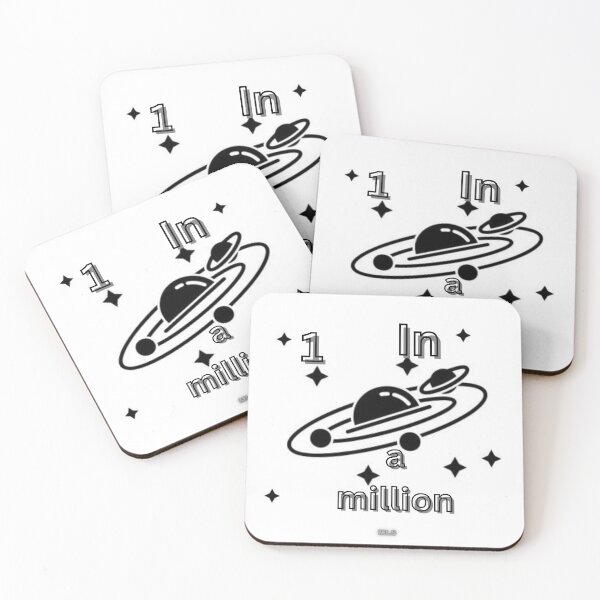 Item preview, "1 in a million" in clean font + small icon (sun, arrow, star). designed and sold by MindLiftStudio.