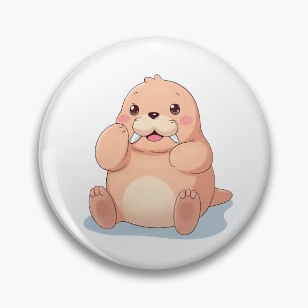 Item preview, Adorable Kawaii Cute Walrus designed and sold by bvdesignart.