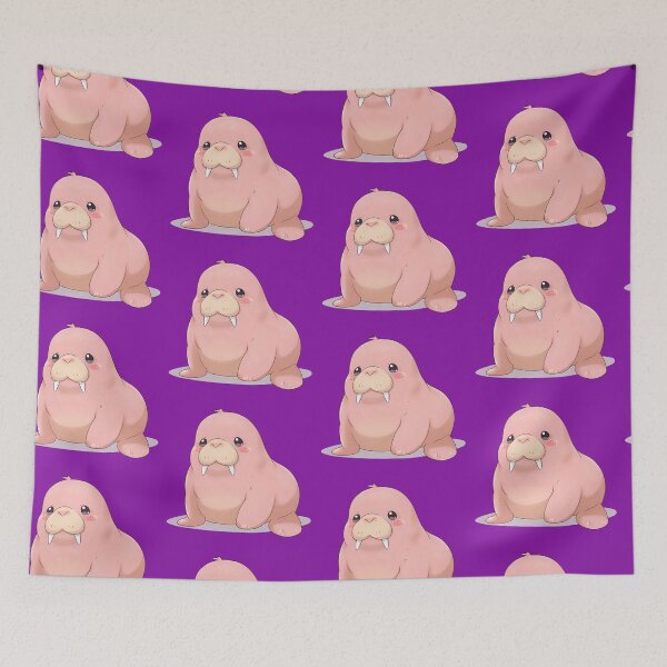 Item preview, Adorable Kawaii Cute Walrus designed and sold by bvdesignart.