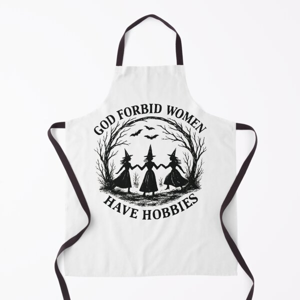 Item preview, God Forbid Women Have Hobbies Witch Coven Feminist designed and sold by SpookshowDesign.