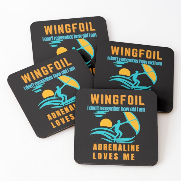 Item preview, WingFoil  I Don’t Remember How Old I Am  Adrenaline Loves Me  Extreme Water Sports Tee designed and sold by MojNetSerwis WWK.
