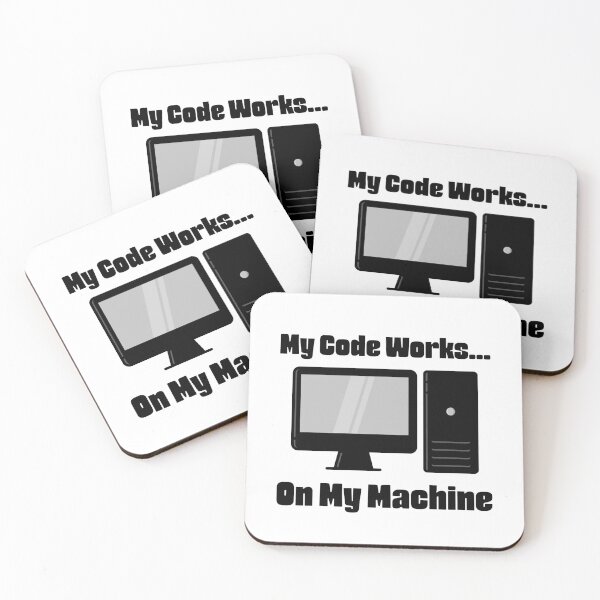 Item preview, My Code Works On My Machine – Funny Programmer Computer Design for Developers designed and sold by Ani-24.