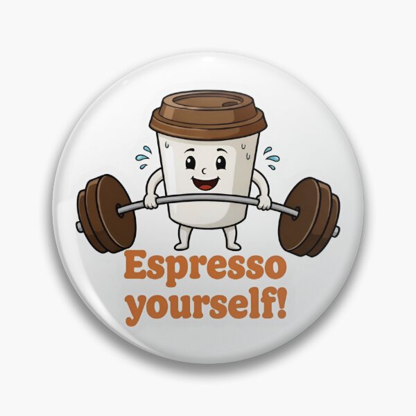 Item preview, Espresso Cup Doing Powerlifting Workout designed and sold by Tekthapa.