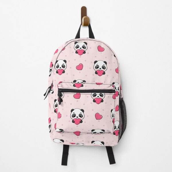 Item preview, Cute Panda holding a Heart On Soft Pink designed and sold by PurplleArtz .