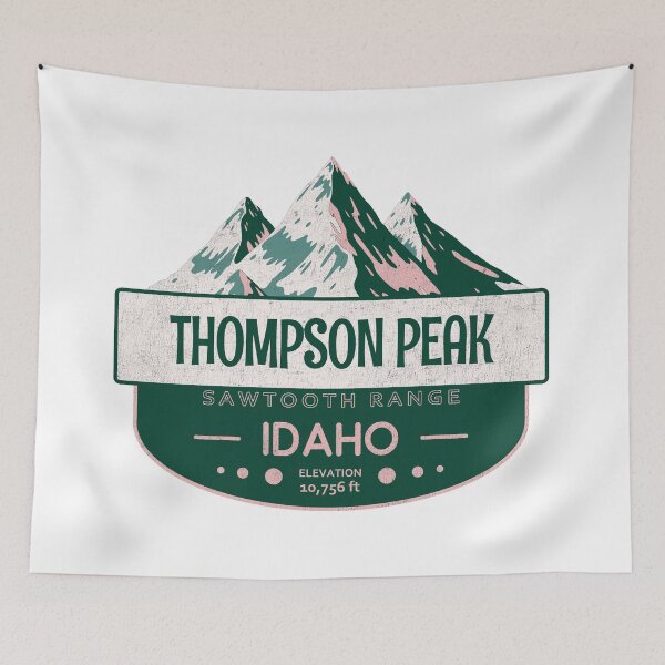 Item preview, Thompson Peak, Sawtooth Range, Idaho, Mountain Design designed and sold by Wanderful-roads.